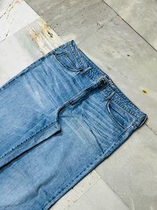 Stylish Light Wash Flare Jeans