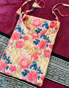 3 Women's Kurtas - Yellow, Floral &amp; White