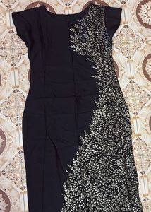 Elegant Black & Gold Dress