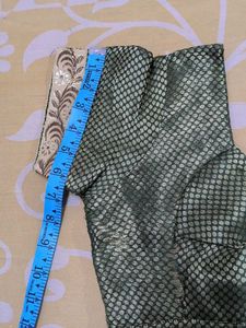 Green Embroidered Blouse for Sarees