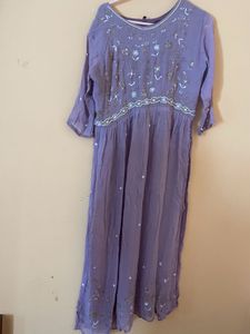 Elegant Lavender Kurta