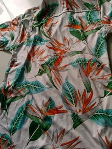 Men Regular Fit Printed Spread Collar Causal Shirt