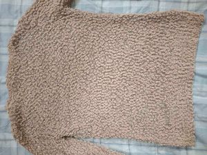 Chic Textured Sweater with Sparkle
