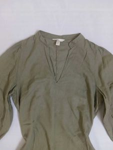 H&amp;M Olive Tunic Dress