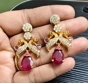 Exquisite Peacock Design Earrings