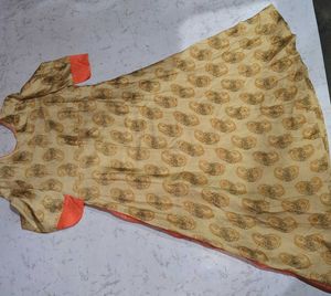 Elegant Paisley Print Kurta Set
