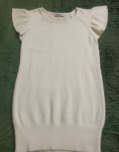 Cute White Knit soft Dress🎀🎀
