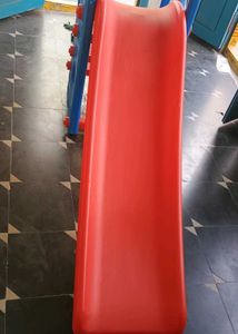 Bright Red Plastic Slide