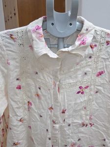 Zudio Cute Floral Button-Up Shirt