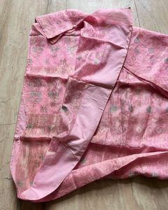 Diwali Sale 🔥30 Yrs Old Pink Organza Saree