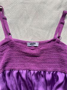 Purple Smocked Camisole Top