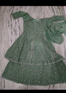 Embellished Teal Lehenga Choli