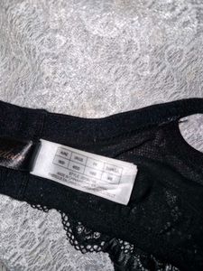 Black Lace Bra