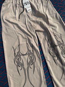 Graphic Print Pants(32-34 waist)