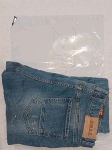 Distressed Denim Jeans