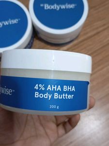 Bodywise 4% AHA BHA Body Butters combo