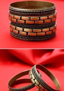 Vintage Style Brass look Bangle Set💫