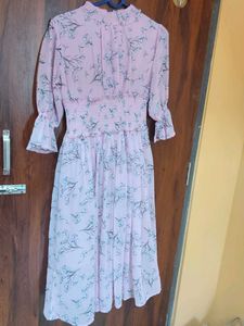 Chic Floral Print Midi Dress