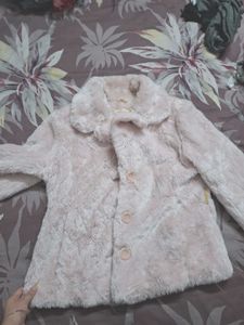 Soft Pink Faux Fur Jacket