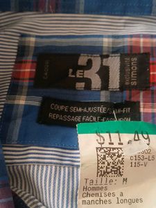 Men's Plaid Button-Down Shirt