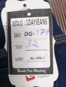DG-177 Size-32 (Sale) Latest Ladies high waist Jea