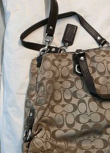 Coach Monogram Shoulder Bag