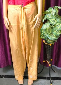 Stylish Orange Shalwar with Embroidery design