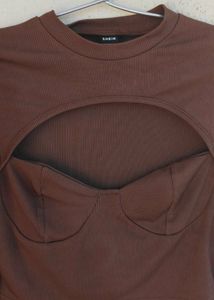 Cut-out Crop Top