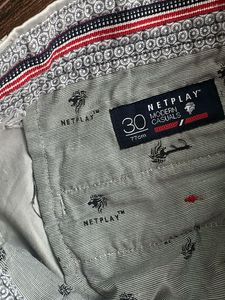 Men's Casual Chinos - Light Grey