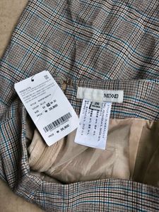 Korean plaid Mini Skirt