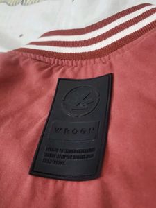 Wrogn Maroon Bomber Jacket