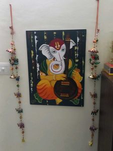 Ganesha with Veena Painting