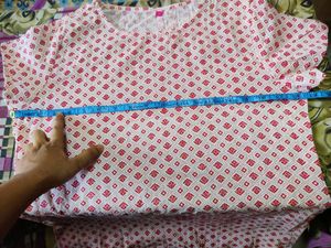 Pink Printed Casual Top