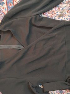 Chic Black Wrap Dress
