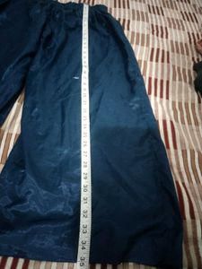 Elegant Blue Kurta with Gold Print