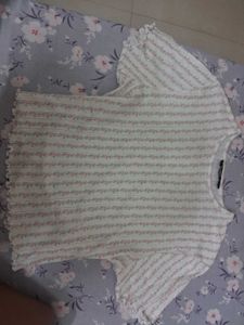 Floral knit top