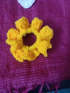 Hand Made Crochet Scrunchie