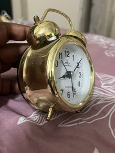 Golden Alarm Clock