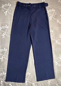 FabAlley Flared Belted Trousers