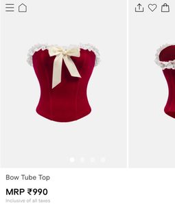 Vintage Inspired Velvet Corset top