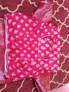 pink saree