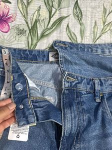 Women's Blue Wide Leg Jeans
