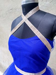 Royal Blue Tulle Party Dress