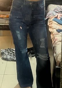 jeans bootcut with tag