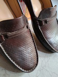 Brown Leather Loafers