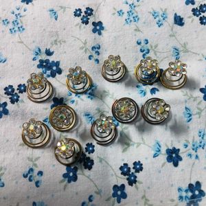 Elegant Pearl &amp; Kundan Jhumka Earrings