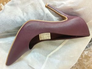 Burgundy Pointed Heels