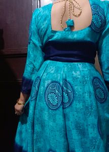 Beautiful Frock Kurti With Dori