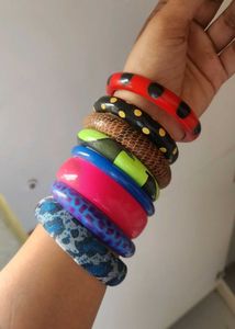 Colorful Stackable Bangle Set