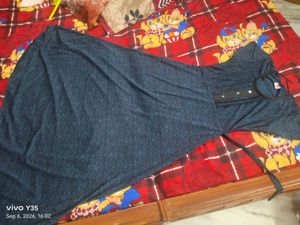 Comfortable Blue Printed Nightgown